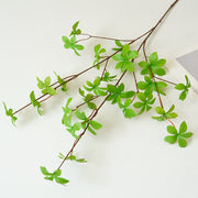 Artificial Greenery Stems 20 Pcs 12 Inch Green Twig Branches Bulk Artificial Plants
