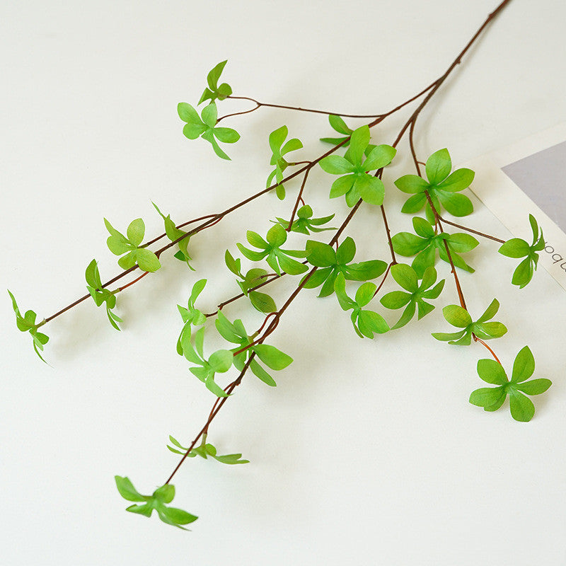Artificial Greenery Stems 20 Pcs 12 Inch Green Twig Branches Bulk Artificial Plants