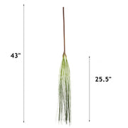 43 Inch Artificial Hanging Grass Greenery 10 Pcs Bulk Silk Plants