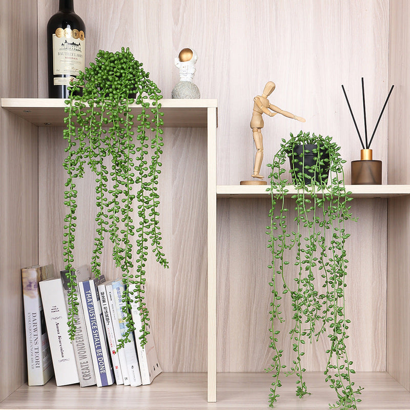 Artificial Hanging Plants in Pots UV Resistant Bulk Quantity Durable Outdoor Decor