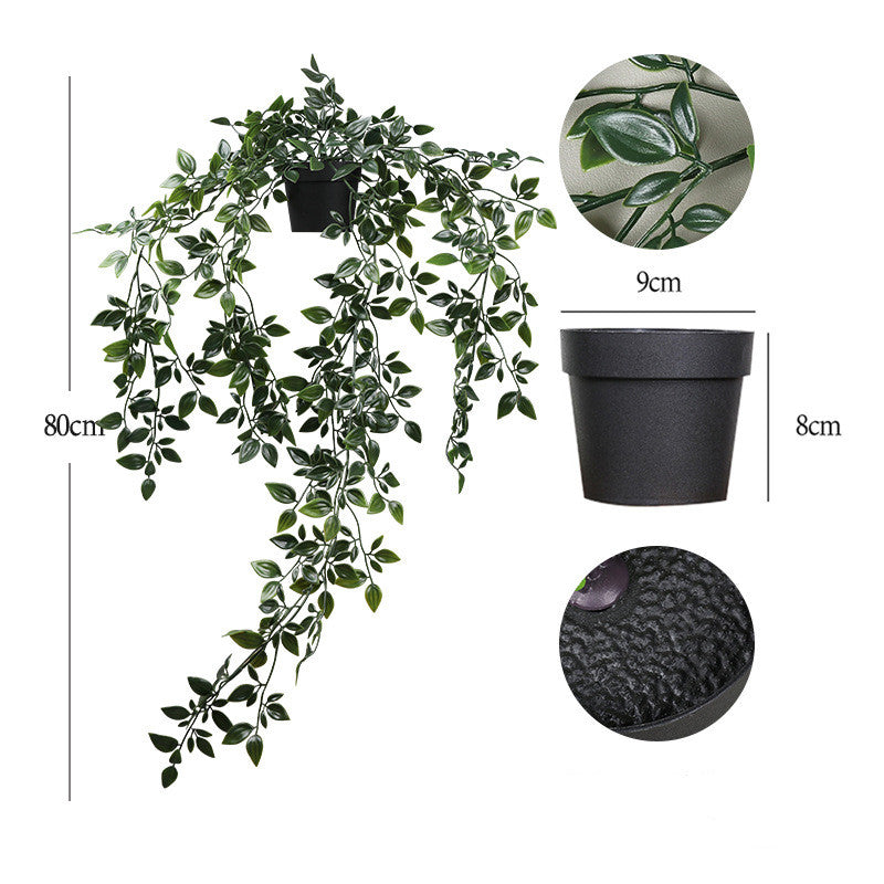 Artificial Hanging Plants in Pots UV Resistant Bulk Quantity Durable Outdoor Decor