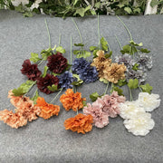 27 Inch Artificial Silk Carnation Stems, 10 Pcs Bulk Wholesale, Retro Style