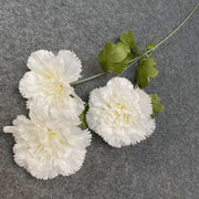 27 Inch Artificial Silk Carnation Stems, 10 Pcs Bulk Wholesale, Retro Style