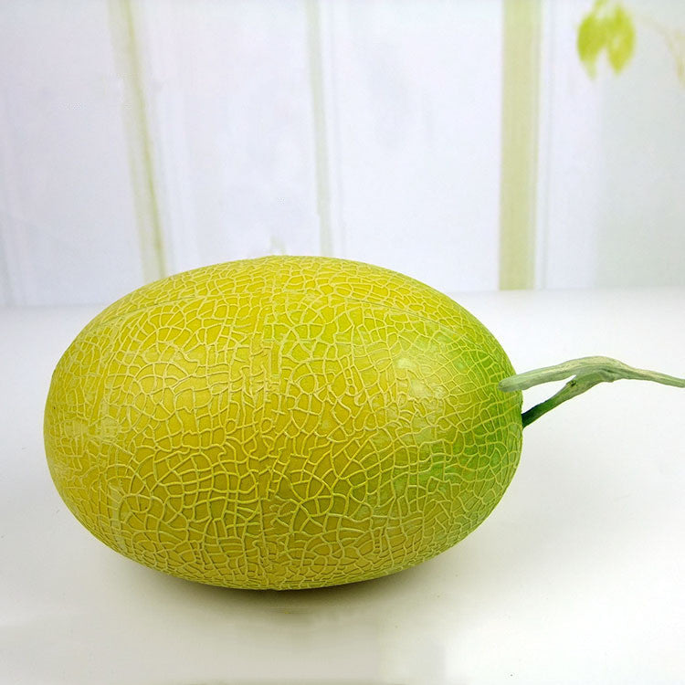 Artificial Honeydew Melon Fruits Bulk 12 Pcs Realistic Decorative Faux Fruit for Home Decor