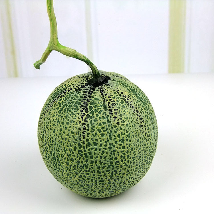 Artificial Honeydew Melon Fruits Bulk 12 Pcs Realistic Decorative Faux Fruit for Home Decor
