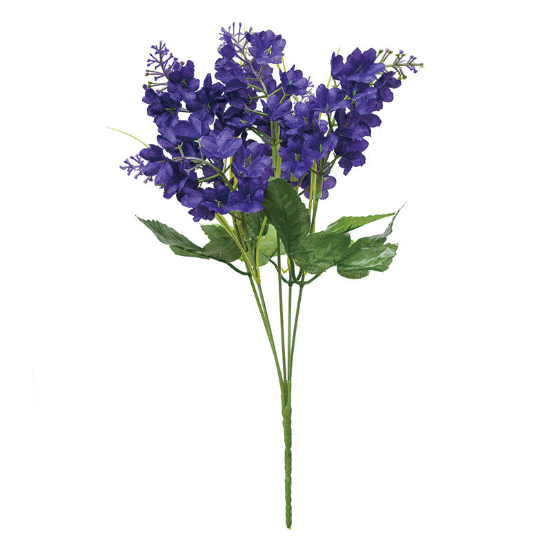 "14.57 Inch Artificial Hyacinth Flowers, 5-Head Fake Hyacinth Bouquet for Home Decor, Faux Flower Arrangement for Wedding/Office/Garden"