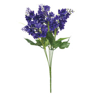 "14.57 Inch Artificial Hyacinth Flowers, 5-Head Fake Hyacinth Bouquet for Home Decor, Faux Flower Arrangement for Wedding/Office/Garden"