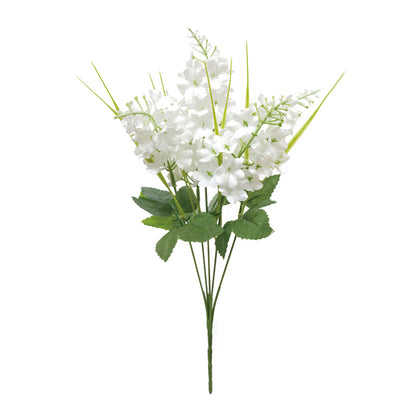 "14.57 Inch Artificial Hyacinth Flowers, 5-Head Fake Hyacinth Bouquet for Home Decor, Faux Flower Arrangement for Wedding/Office/Garden"