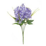 "14.57 Inch Artificial Hyacinth Flowers, 5-Head Fake Hyacinth Bouquet for Home Decor, Faux Flower Arrangement for Wedding/Office/Garden"