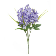 "14.57 Inch Artificial Hyacinth Flowers, 5-Head Fake Hyacinth Bouquet for Home Decor, Faux Flower Arrangement for Wedding/Office/Garden"