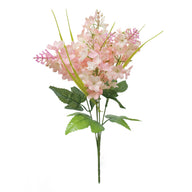 "14.57 Inch Artificial Hyacinth Flowers, 5-Head Fake Hyacinth Bouquet for Home Decor, Faux Flower Arrangement for Wedding/Office/Garden"