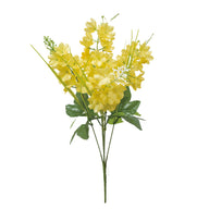 "14.57 Inch Artificial Hyacinth Flowers, 5-Head Fake Hyacinth Bouquet for Home Decor, Faux Flower Arrangement for Wedding/Office/Garden"