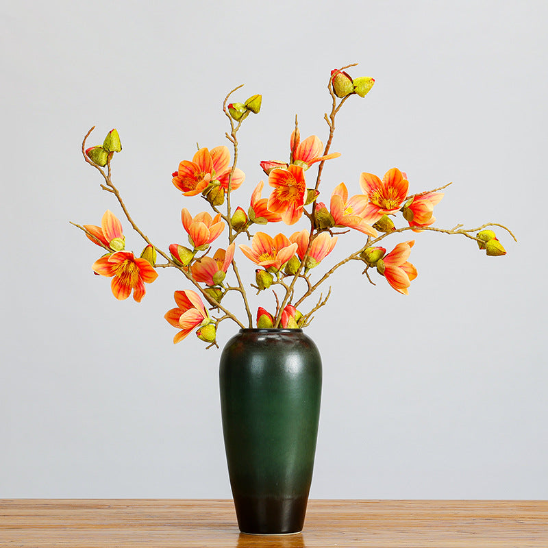 35.4 Inch Artificial Kapok Flower Stems Branches Bulk for Tall Vase Autumn Decoration
