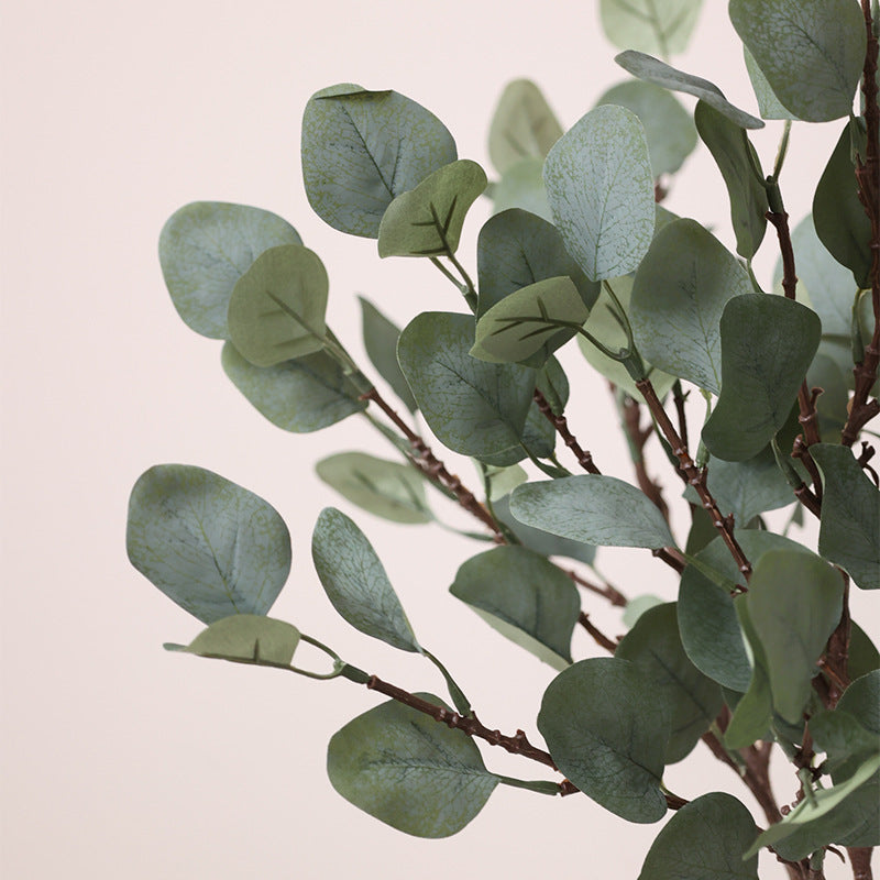 8 Pcs 26 Inch Artificial Autumn Eucalyptus Bouquet Silk Leaves Bulk