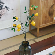 31 Inch Artificial Tangerine Lemon Apple Fruit Stems Branches Bulk Wholesale