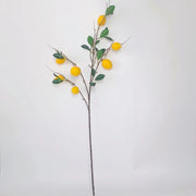 31 Inch Artificial Tangerine Lemon Apple Fruit Stems Branches Bulk Wholesale
