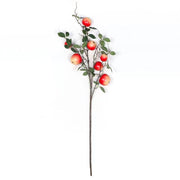 31 Inch Artificial Tangerine Lemon Apple Fruit Stems Branches Bulk Wholesale