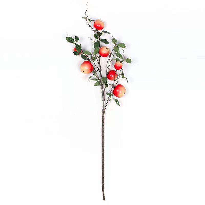 31 Inch Artificial Tangerine Lemon Apple Fruit Stems Branches Bulk Wholesale