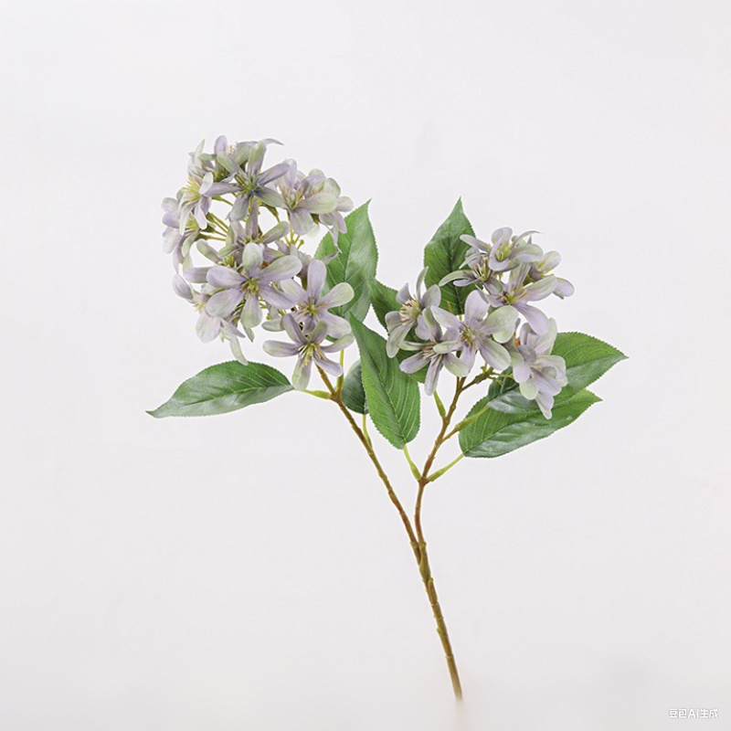 Artificial Lilac Flowers 27.9 Inch 6 Stems Purple Silk Long-Lasting Faux Floral Arrangement