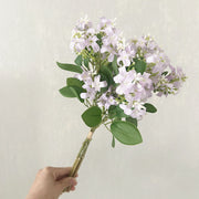 3 Pcs Artificial Silk Lilac Stems Bouquet for DIY Crafts Bulk Wholesale