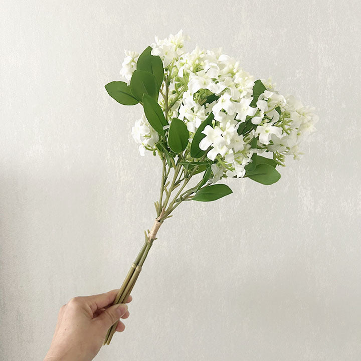 3 Pcs Artificial Silk Lilac Stems Bouquet for DIY Crafts Bulk Wholesale