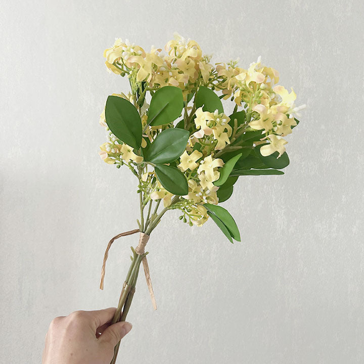 3 Pcs Artificial Silk Lilac Stems Bouquet for DIY Crafts Bulk Wholesale