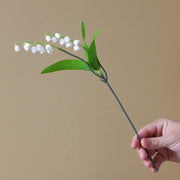 15 Pcs Artificial Lily of the Valley Bouquet Bulk May Birth Flower Silk Stems