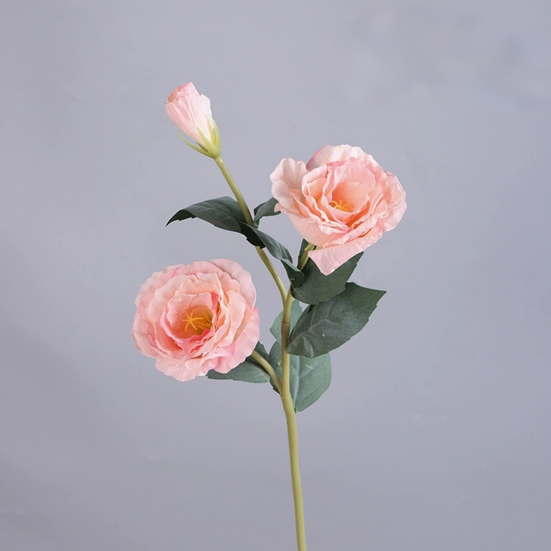 Artificial Lisianthus Flowers 6 Stems 12 Inch Realistic Silk Eustoma for Home Decor
