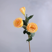 Artificial Lisianthus Flowers 6 Stems 12 Inch Realistic Silk Eustoma for Home Decor