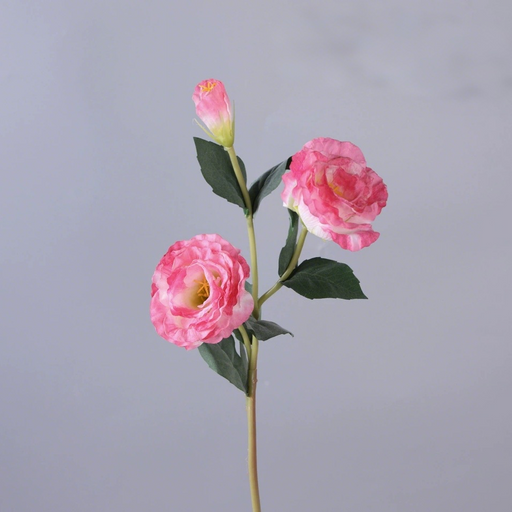 Artificial Lisianthus Flowers 6 Stems 12 Inch Realistic Silk Eustoma for Home Decor