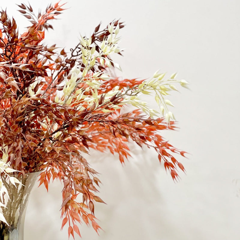 36 Inch Artificial Oat Stems 10 Pcs Bulk Harvest Festival Autumn Decor for Entryway Dining Table Fireplace