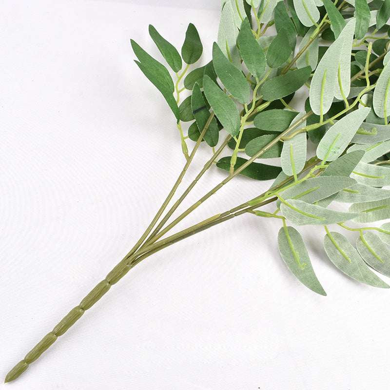 20 Inch Artificial Willow Bush Greenery Plant 1 Pc Bulk Wholesale