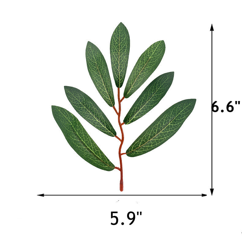 200 Pcs Artificial Olive Leaves for Cake Decoration, DIY Packaging, Green Silk Leaves Bulk