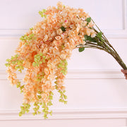 Extra Long Wisteria Blossom Stems 10 Pcs Hanging Artificial Flowers for Spring Decor