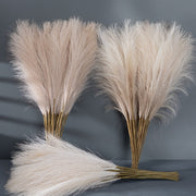 45 Pcs 17.7 Inch Cream Artificial Pampas Grass Stems Fall Bouquet Decoration