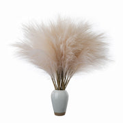 45 Pcs 17.7 Inch Cream Artificial Pampas Grass Stems Fall Bouquet Decoration