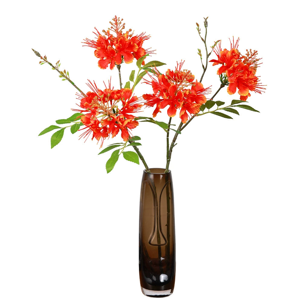 Artificial Pride of Burma Flowers - 2 Stems, 23.6'' Tall, Vibrant & Lifelike