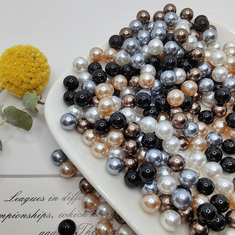 150 Pcs 8mm Artificial Pearl Beads for Crafts Vase Filling Wedding Table Party Decorations
