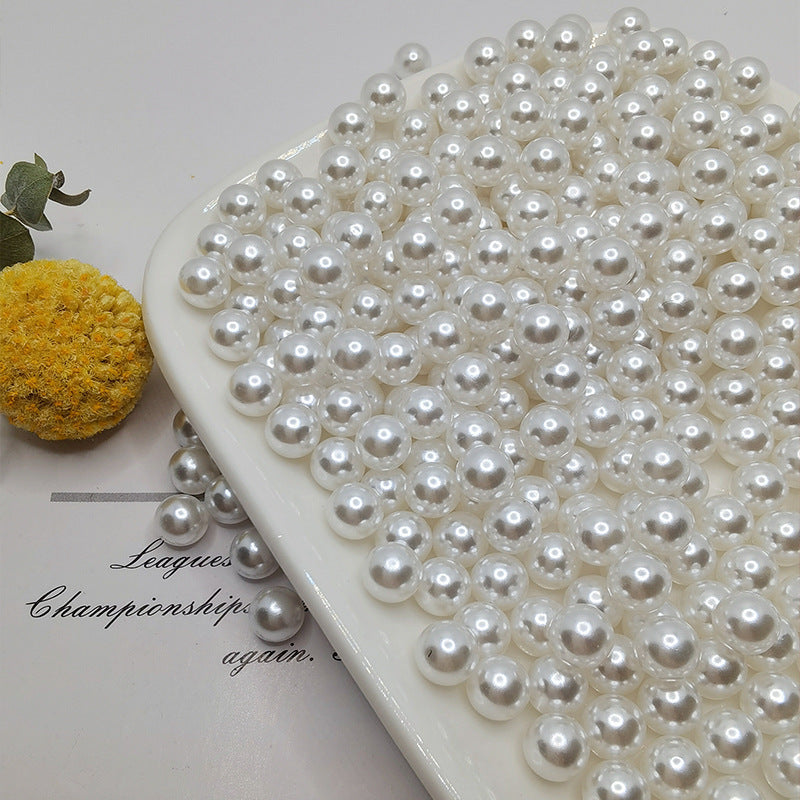 150 Pcs 8mm Artificial Pearl Beads for Crafts Vase Filling Wedding Table Party Decorations