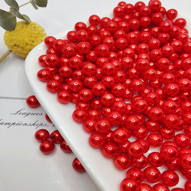 150 Pcs 8mm Artificial Pearl Beads for Crafts Vase Filling Wedding Table Party Decorations