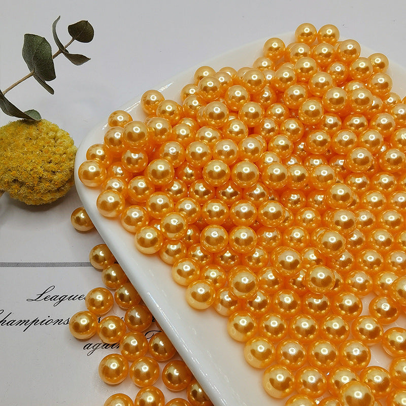 150 Pcs 8mm Artificial Pearl Beads for Crafts Vase Filling Wedding Table Party Decorations