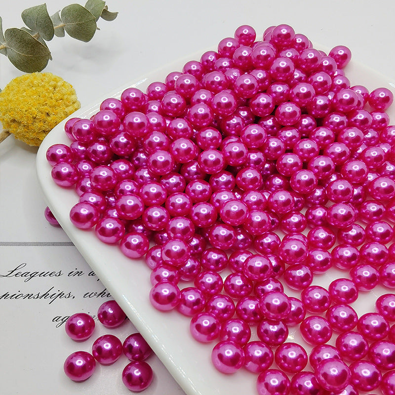 150 Pcs 8mm Artificial Pearl Beads for Crafts Vase Filling Wedding Table Party Decorations