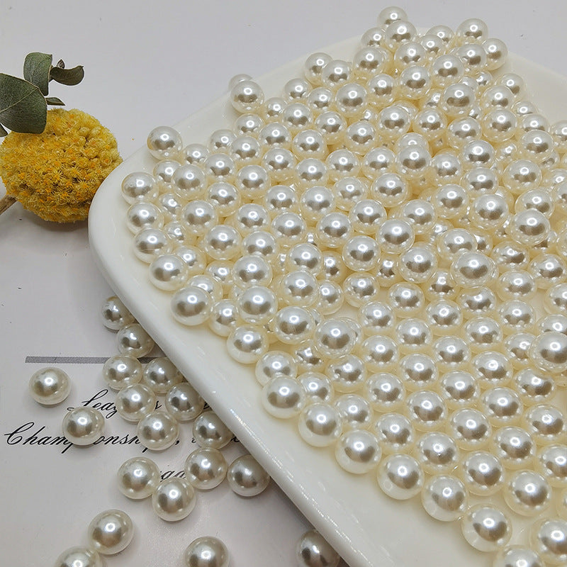 150 Pcs 8mm Artificial Pearl Beads for Crafts Vase Filling Wedding Table Party Decorations