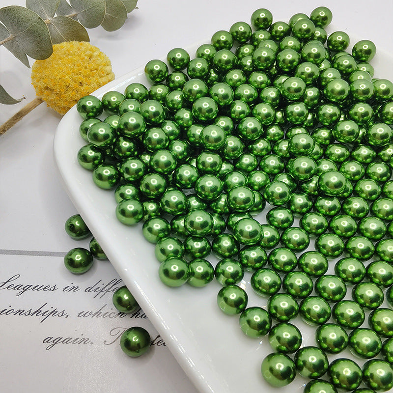 150 Pcs 8mm Artificial Pearl Beads for Crafts Vase Filling Wedding Table Party Decorations
