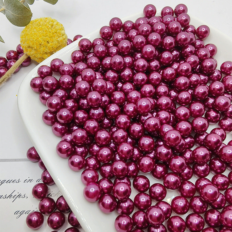 150 Pcs 8mm Artificial Pearl Beads for Crafts Vase Filling Wedding Table Party Decorations