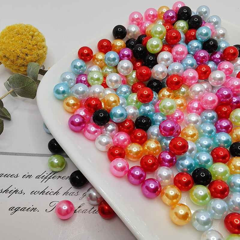 150 Pcs 8mm Artificial Pearl Beads for Crafts Vase Filling Wedding Table Party Decorations