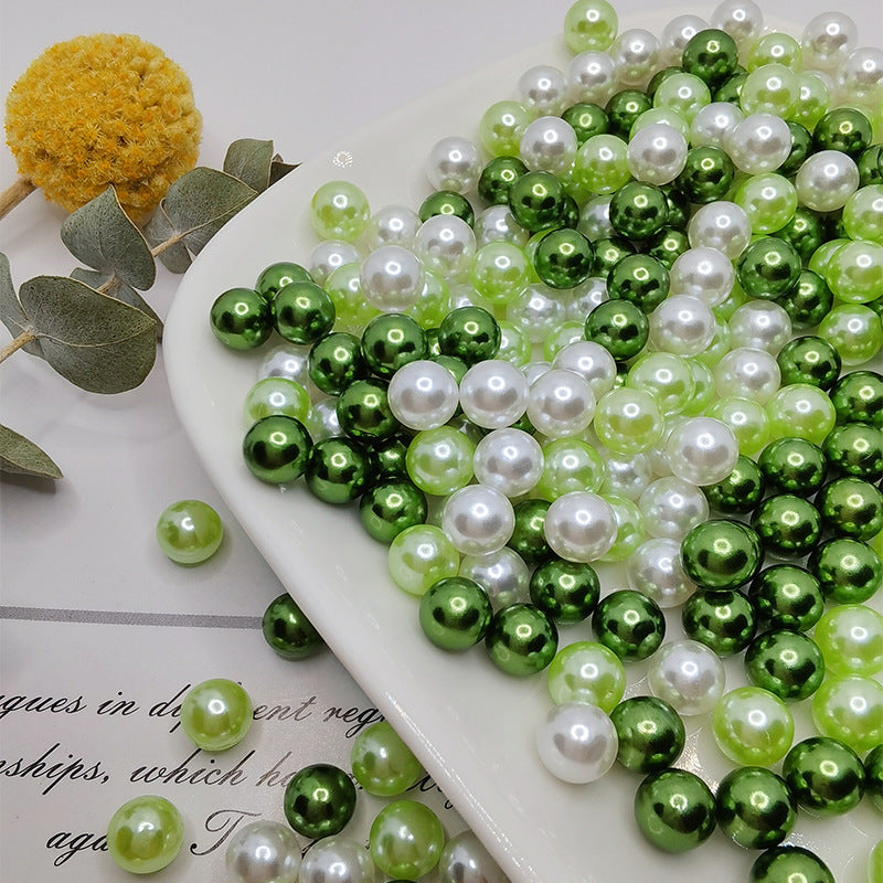 150 Pcs 8mm Artificial Pearl Beads for Crafts Vase Filling Wedding Table Party Decorations
