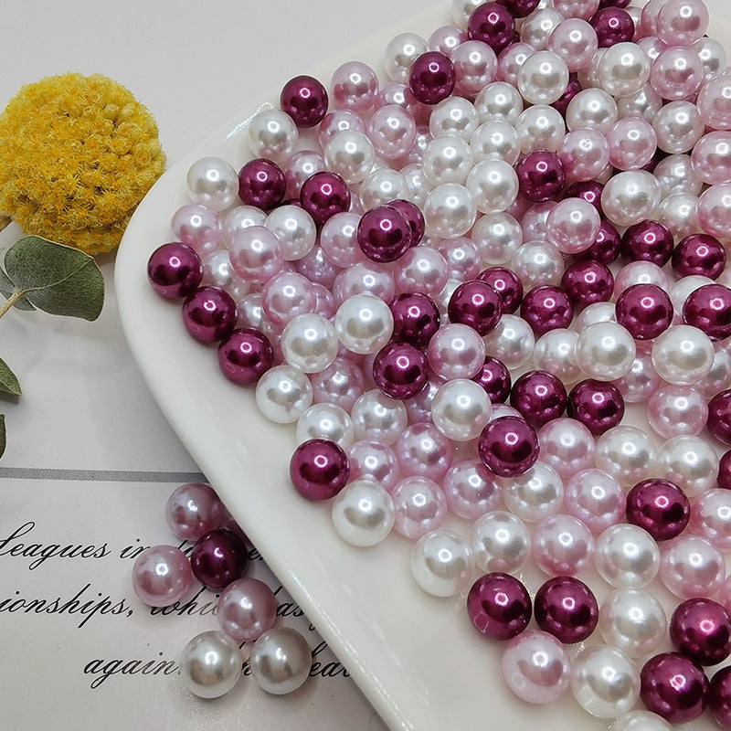 150 Pcs 8mm Artificial Pearl Beads for Crafts Vase Filling Wedding Table Party Decorations