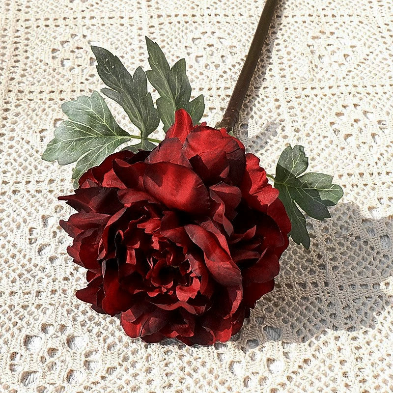 Artificial Peony Flowers 20.4 Inch 3 Stems Realistic Silk Peonies for Home Decor Wedding Bouquets DIY Crafts