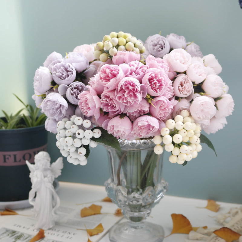 11 Inch Artificial Peony Stems 10 Pcs Bulk Peony Buds Bouquets for Wedding Crafts Floral Arrangement